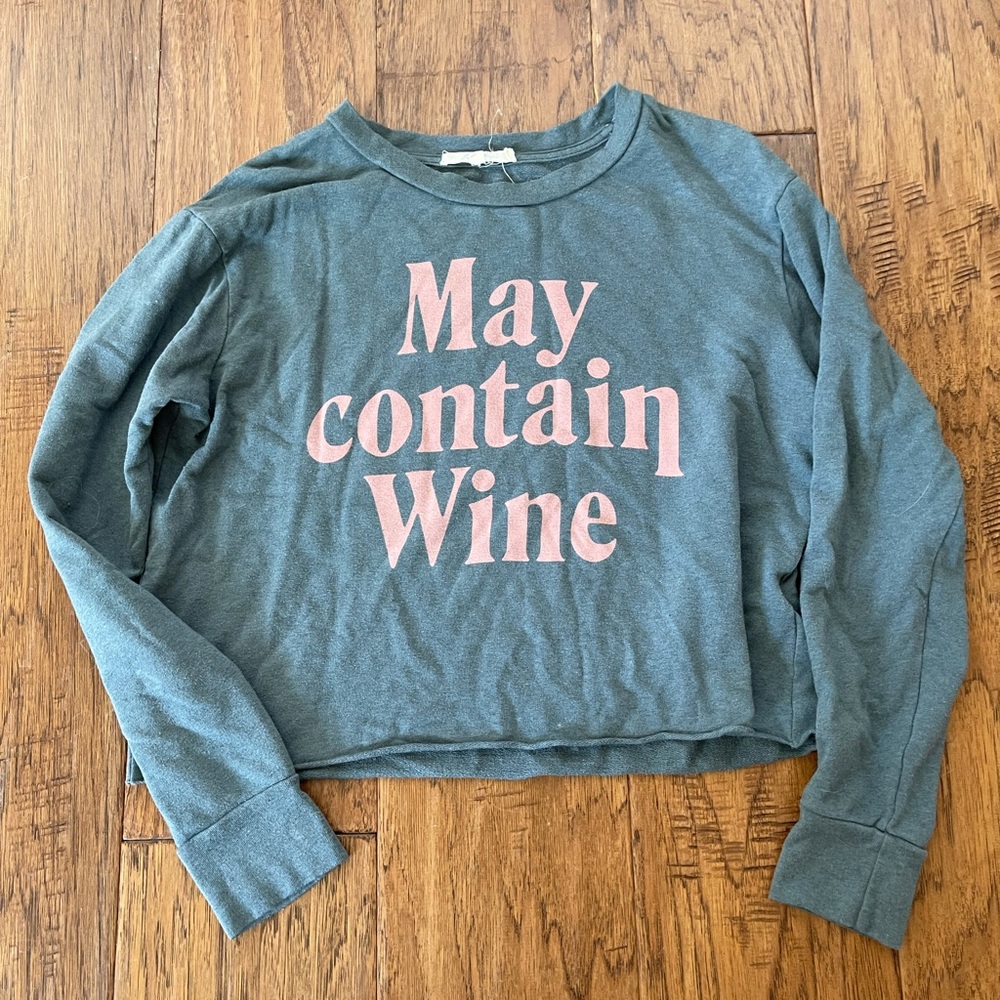 Junk food crop sweater